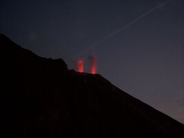 Stromboli Erupting