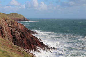 Cliffs near Manorbier